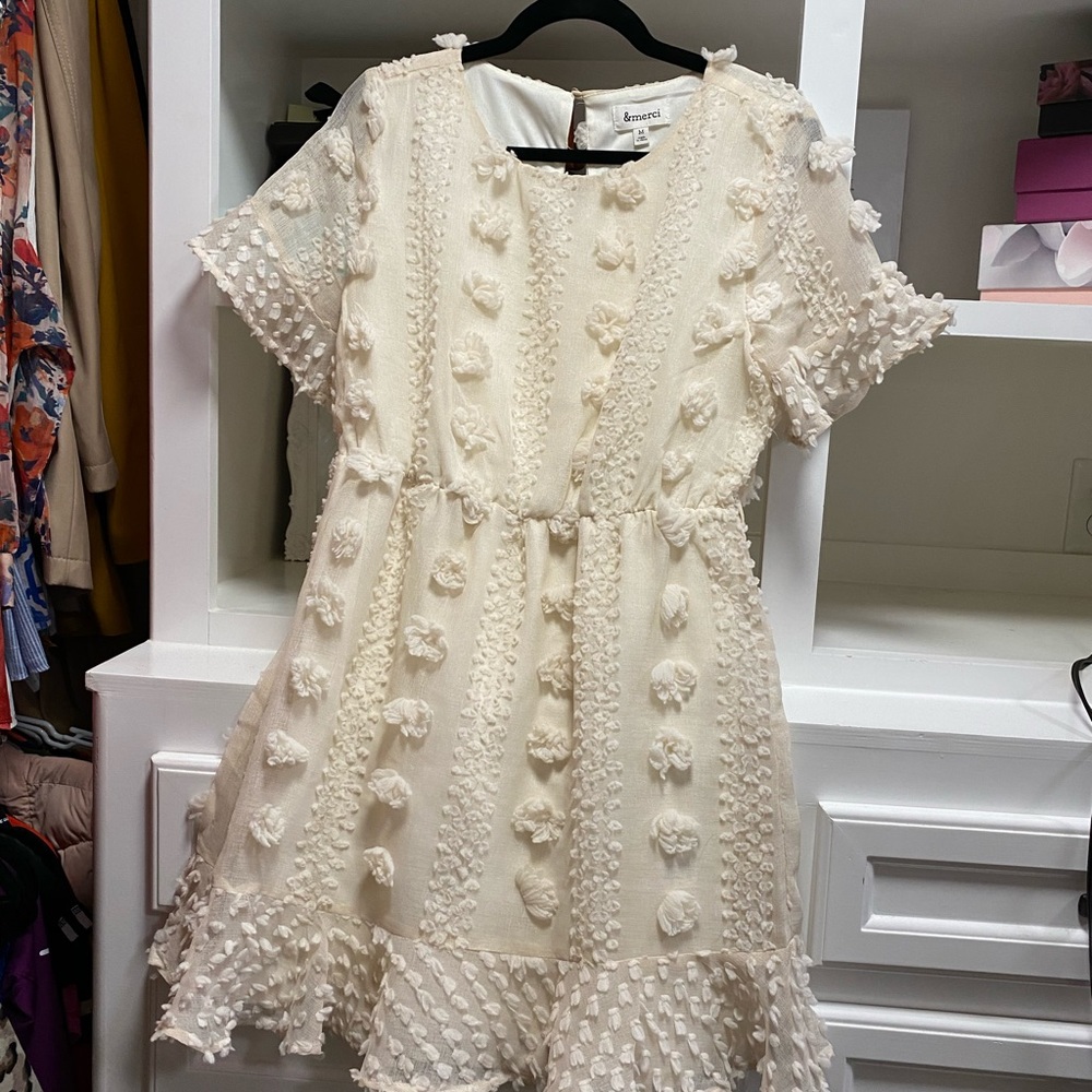 Cream colored dress